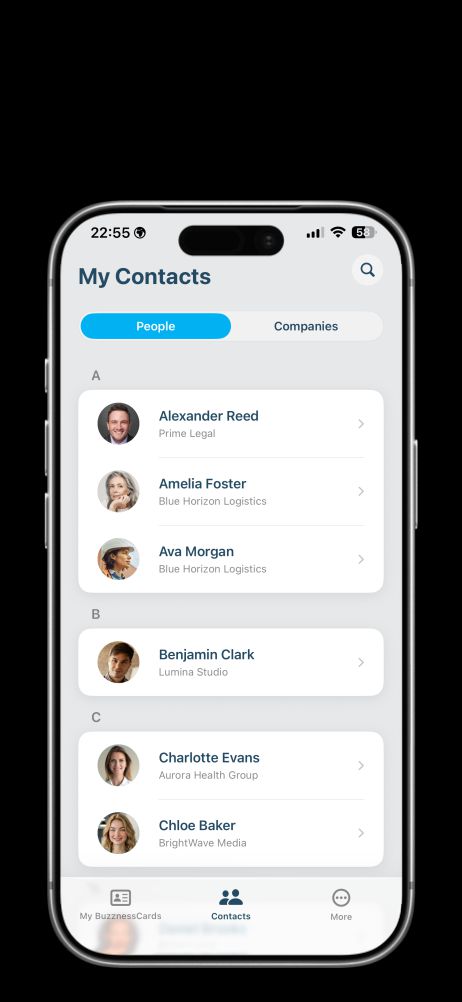 BuzznessCard app screenshot 3