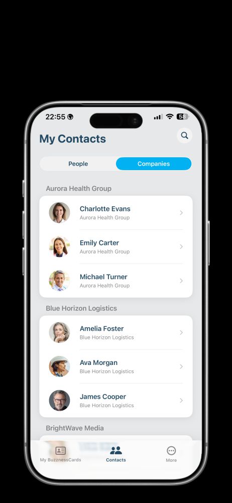 BuzznessCard app screenshot 4