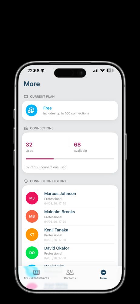 BuzznessCard app screenshot 8